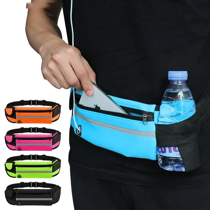 

Sports Bag Outdoor Waterproof Running Close Fitting Invisible Waist Bag Fitness Mobile Phone Holder Bag Water Bottle Pack