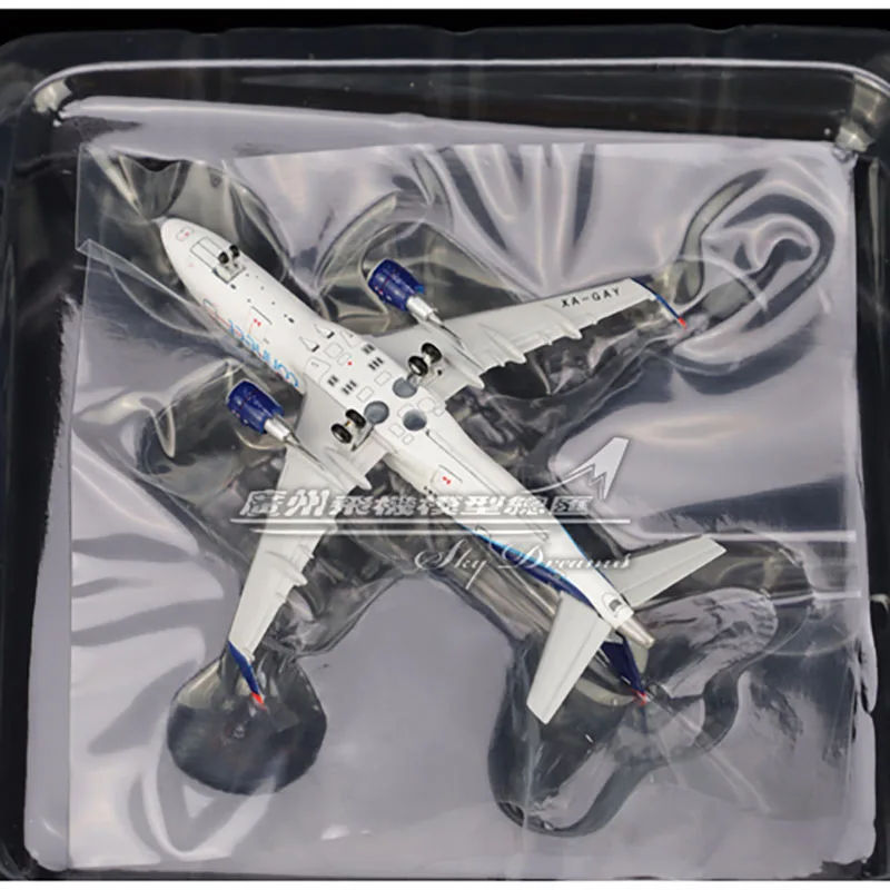 JCWINGS Die Cast 1:400 Scale Mexico LH4187 Aeromexico ERJ-170LR XA-GAY Domestic Alloy Aircraft Model Collection Toy Gift Display