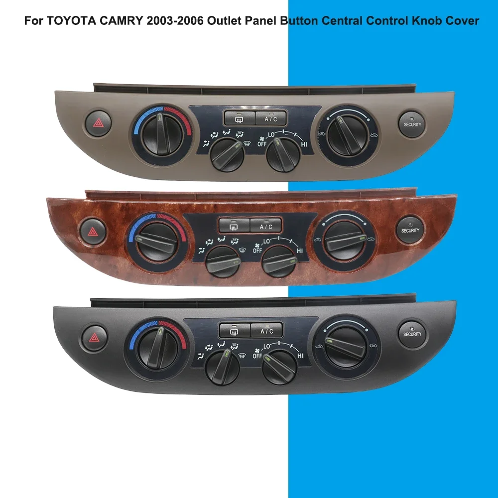 

Автомобильный кондиционер Управление вентиляционным отверстием MAX AUTO OFF REST для TOYOTA CAMRY 2003-2006 Выходная панель Кнопка Центральная крышка ручки управления