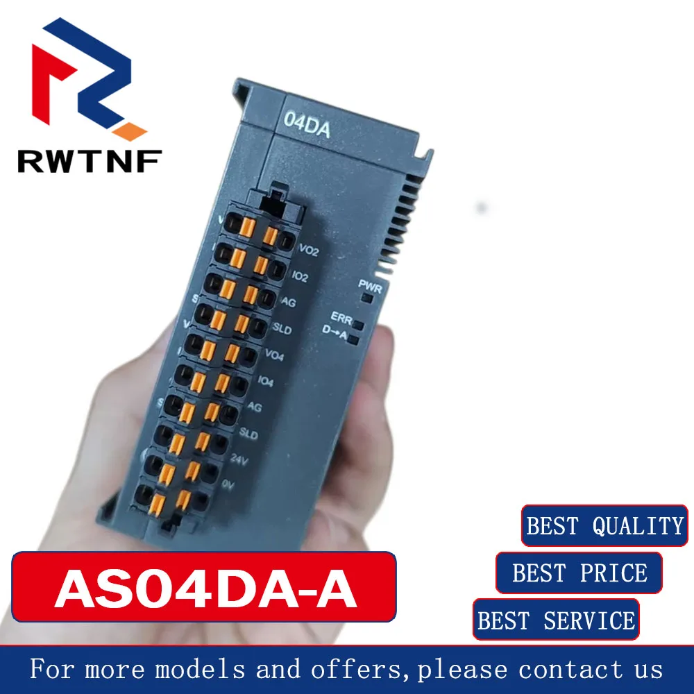 Brand New Genuine AS04DA-A Delta Analog I/O module,100% original warehouse stock