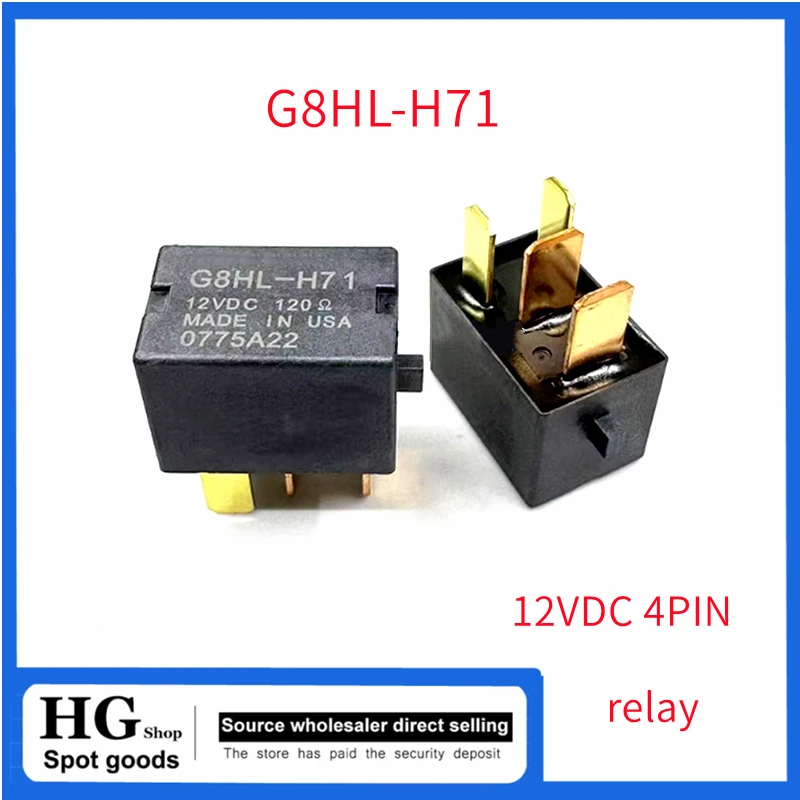 Original G8HL-H71 12V 4pin relay For Honda Accord Civic CRV Fit Eight Generation Front Van Odyssey air conditioning relay