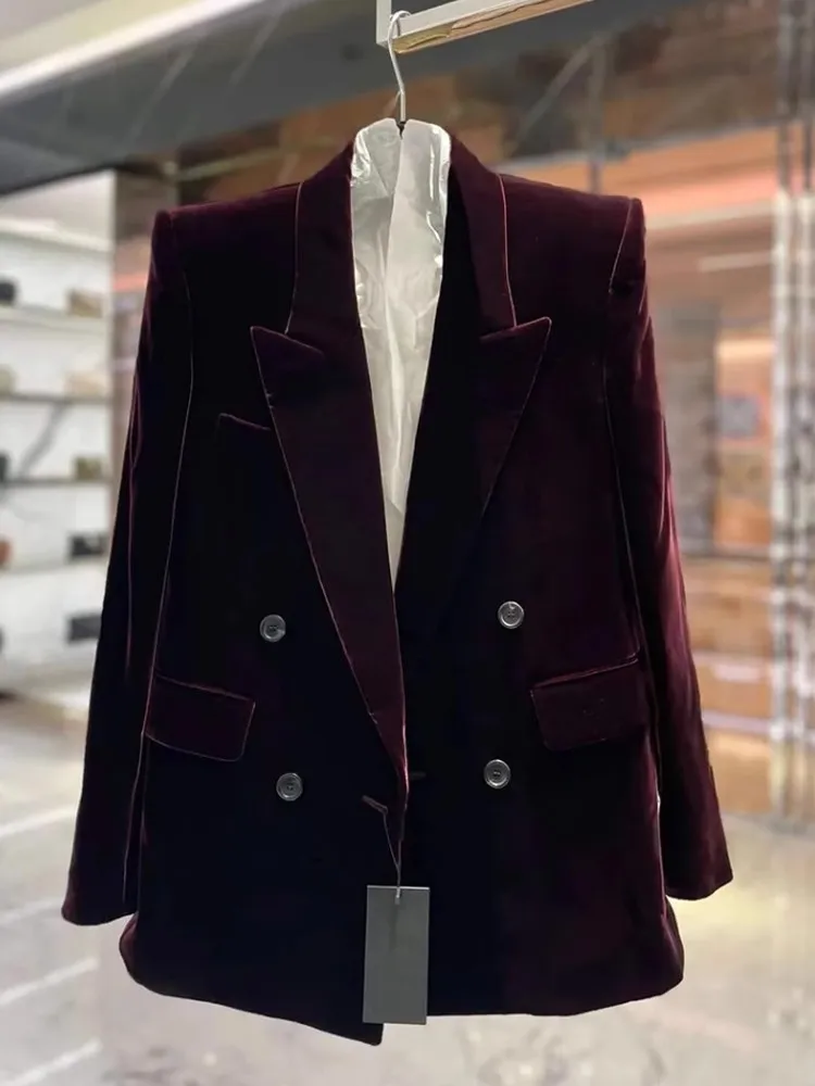 

Женский вельветовый пиджак: новая весенняя коллекция, легкий, элегантный, винтажный, свободный крой, в западном стиле