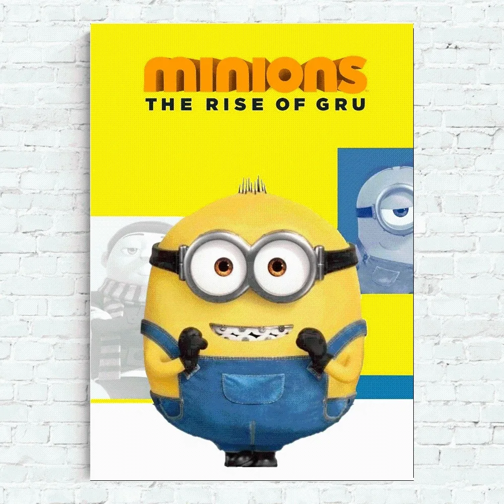 Kawaii M-Minions cute Poster Home Office Wall Bedroom Living Room Kitchen Decoration Painting