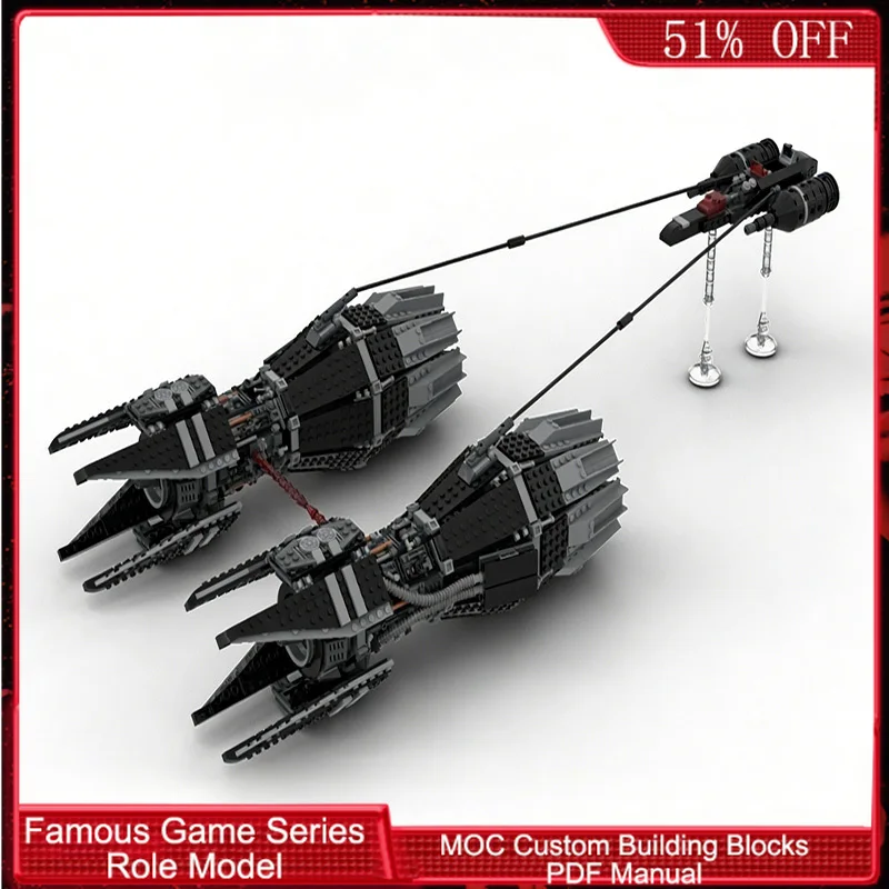 

2156 PCS Technology Imperial Swift - Pod Racer MOC Customize Modular Building Block Model Kids Brick DIY Boys Toy Birthday Gift