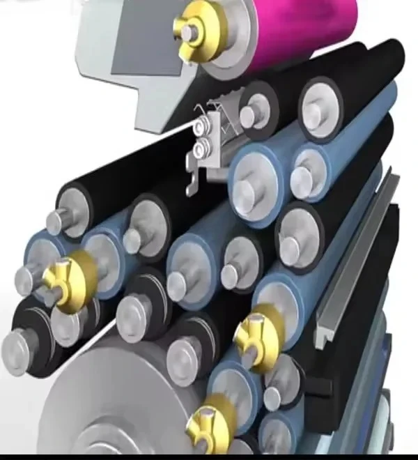 GTO46/52 Printing Machine Spare Parts Inking Roller Alcohol Dampening System Conventional Rollers