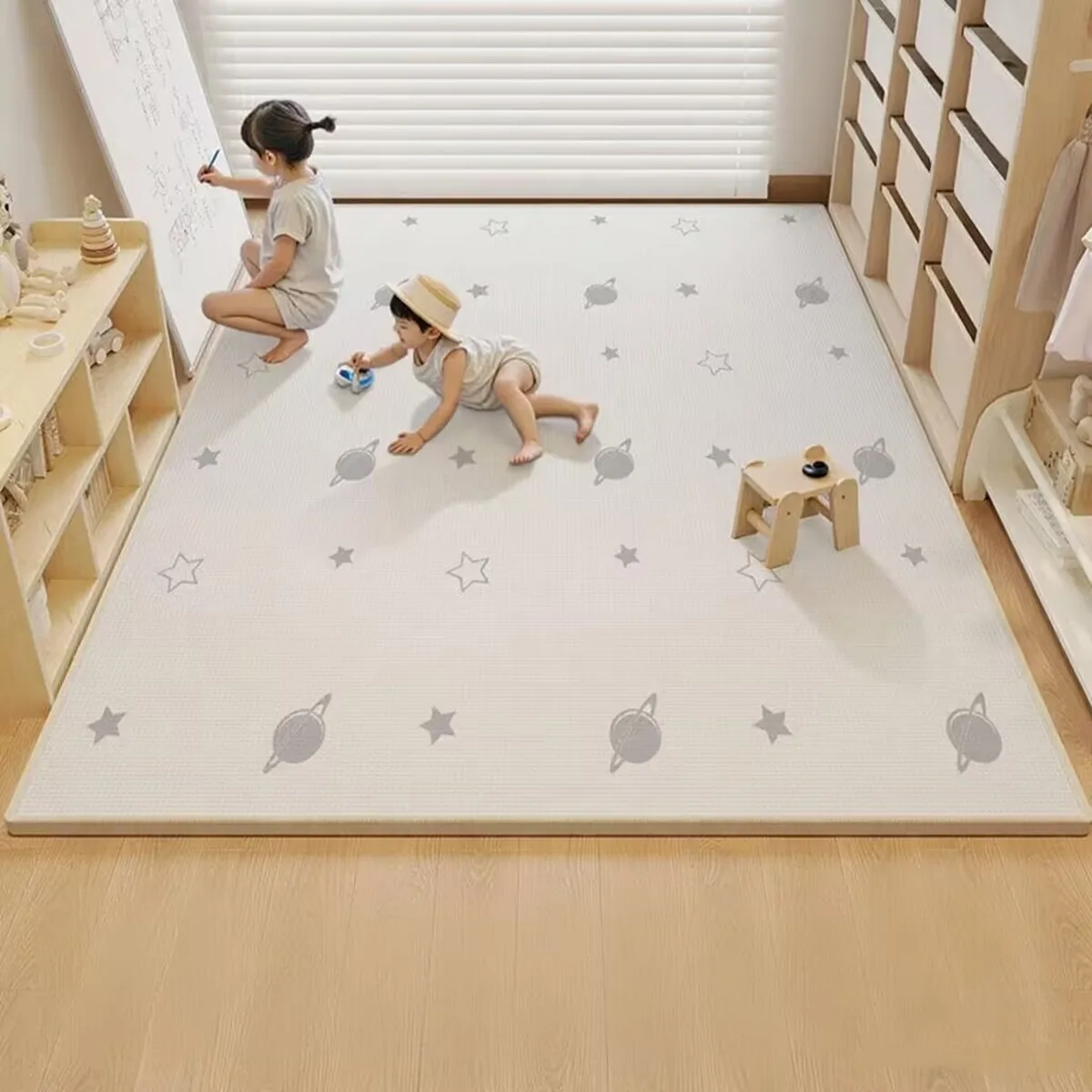 Multiple Size Options Cartoon Pattern Baby Play Mat Children's Mat Baby Climbing Pad Kids Rug Baby Games Mat Toys for Children