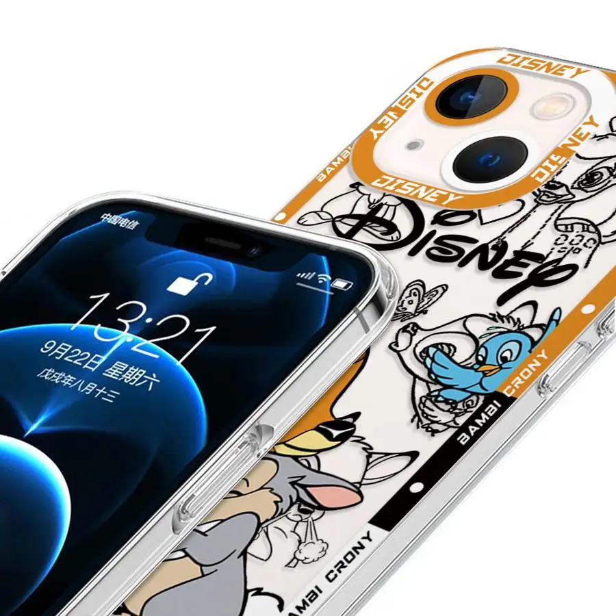 Disney Bambi Deer Phone Case for Apple iPhone 15 16 Pro XS Max 13 14 Plus XR SE 7 8 12 11 Pro plus Matte