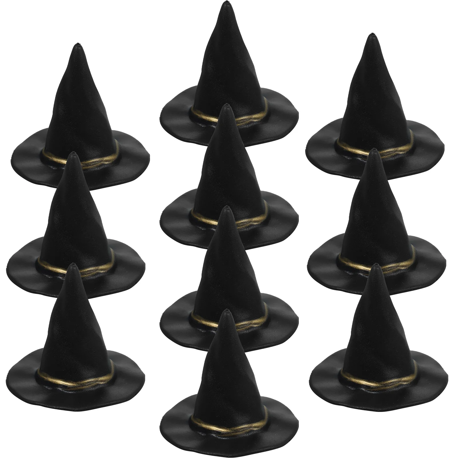 10 Pcs Mini Hats Miniature Party Witch Halloween Decorations Small for Cake Boiler