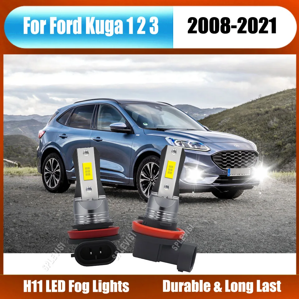 

High Performance LED Fog Lights 45W Output For Ford Kuga 1 2 3 2008 2009 2010 2011 2012 2013 2014 2015 2016 2017 2018 2019-2021