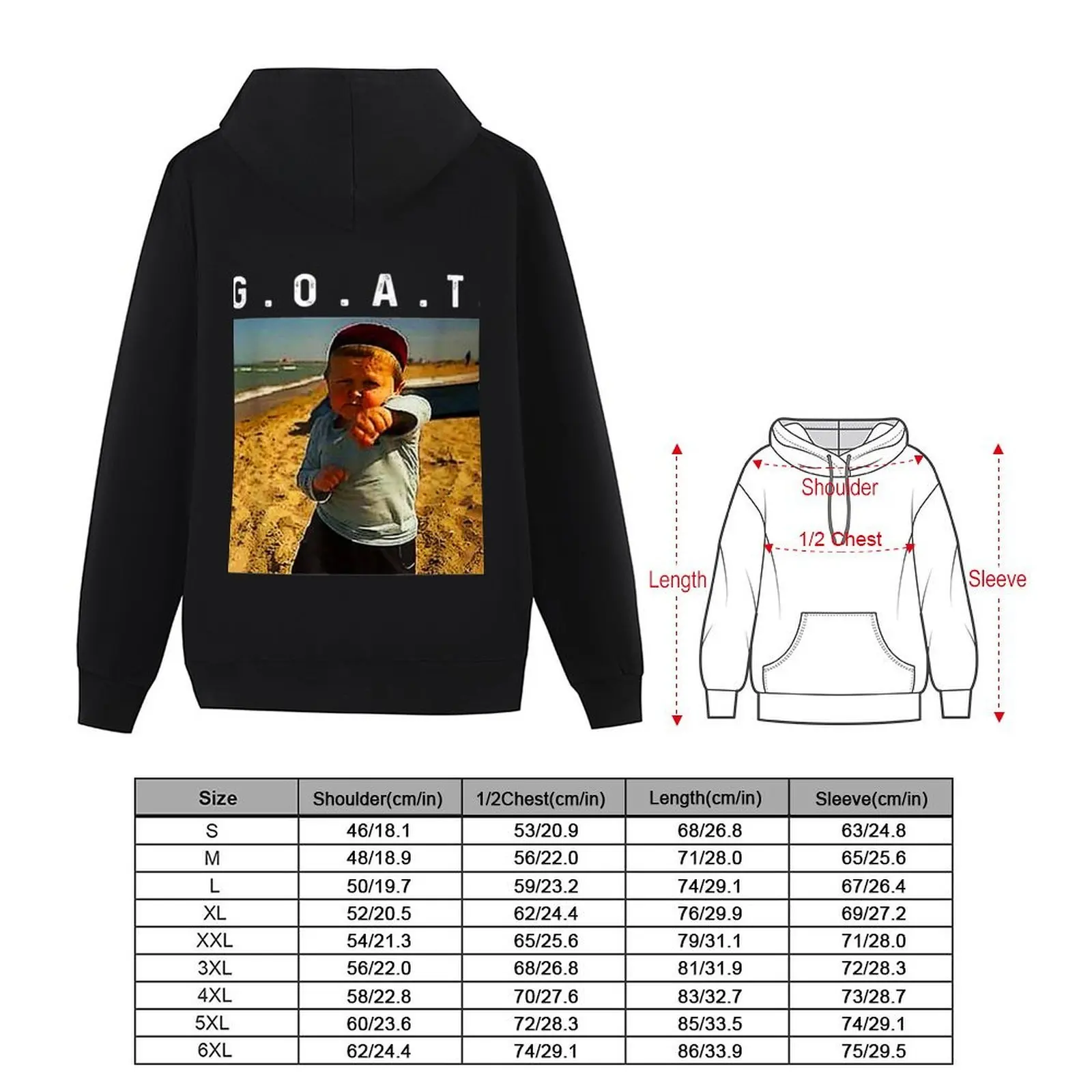 الماعز Mma Hasbulla القتال ميمي هوديي ملابس الخريف بلوزة الرجال الشتاء سترة مقنعين قميص الرجال هوديي البلوز