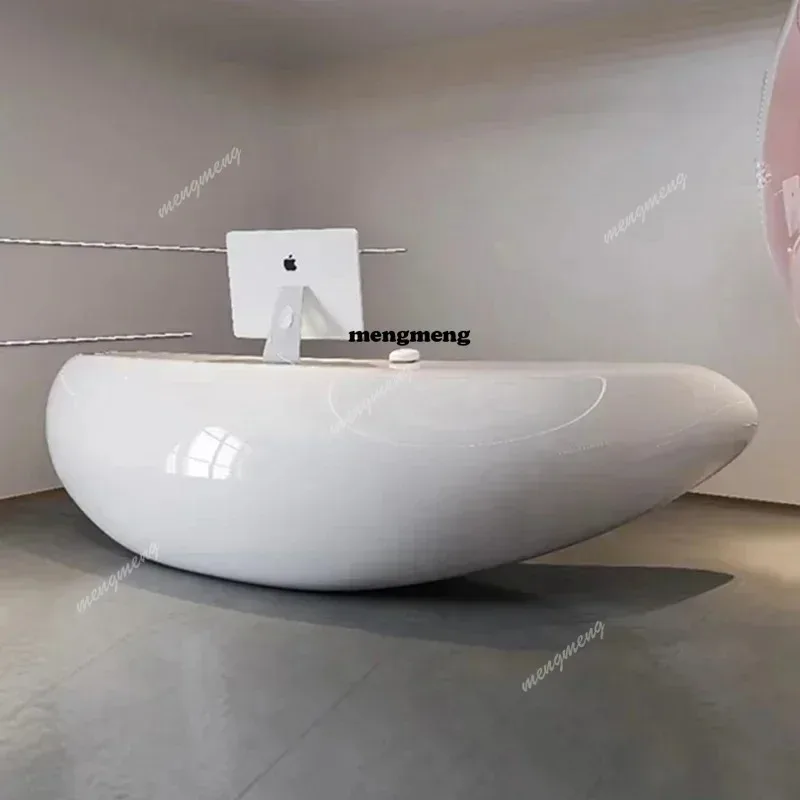 

F5822 Italian Style Originality Reception Desks Simplicity Modern Beauty Salon Reception Desks High-end Office Furniture Recepce