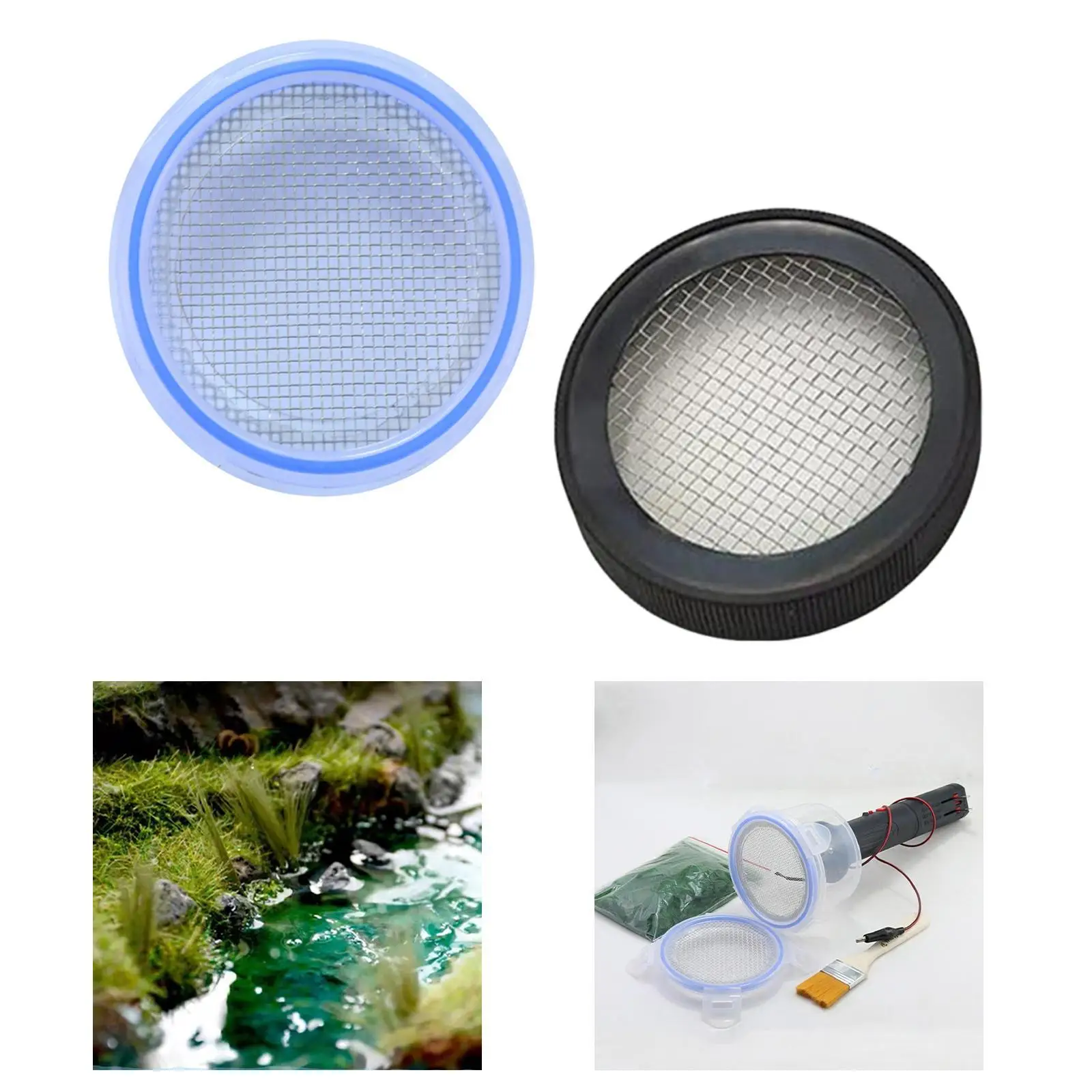 

Static Grass Applicator Mesh Cover for Landscaping Handmade Craft Tool