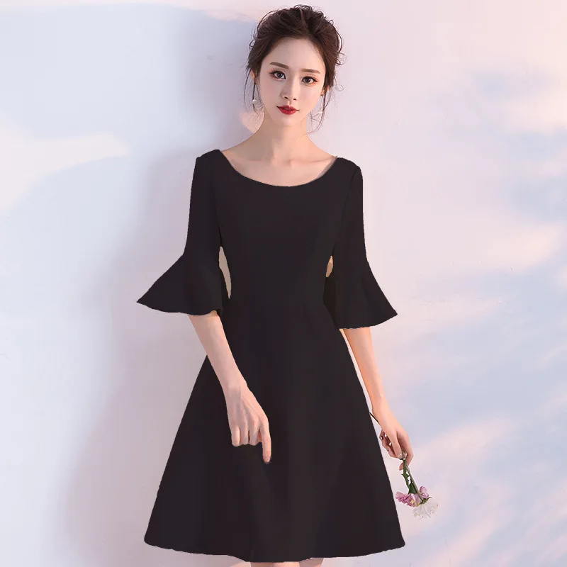 

Ele ort Bla Materni Dr Summer 2024 Korean Sle Slimming Par Dr Women's Faion Wedding Dr