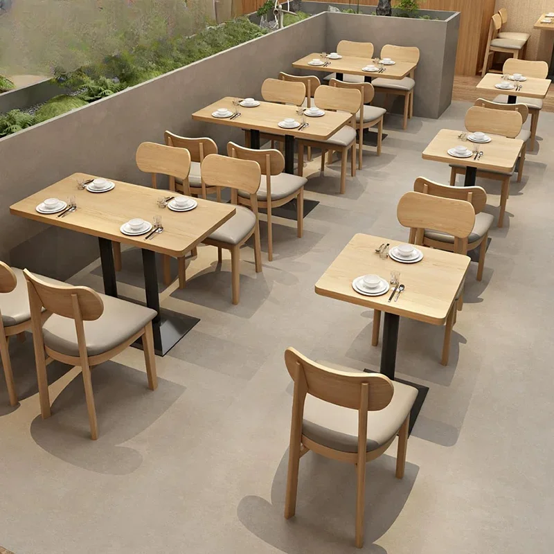 2024 New Arrival 5 Star Luxury Commercial Restaurant Furniture Dining Tables And Chairs Set For Hotel Cafes Restaurants