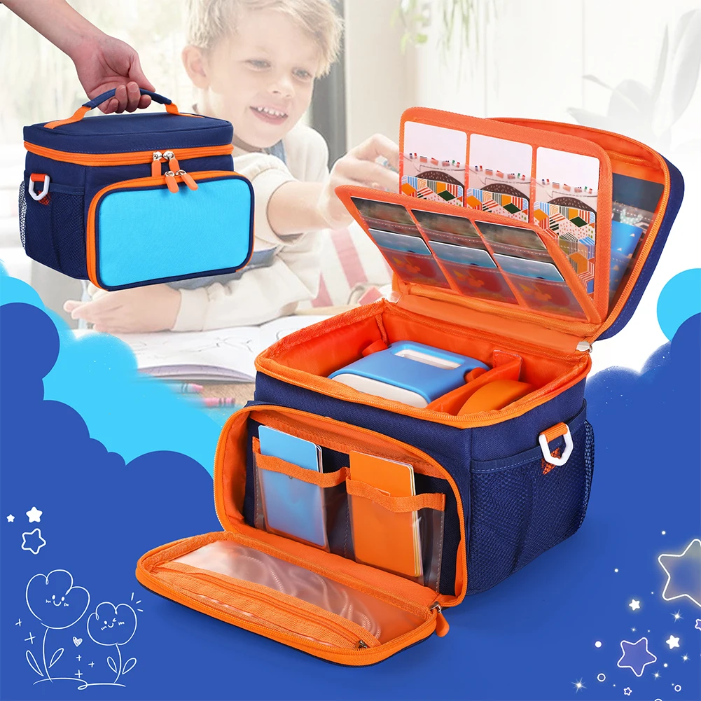 Estuche de transporte para reproductor Yoto (3a generación) Estuche rígido organizador Estuche protector para reproductor de música de audio y accesorios para auriculares