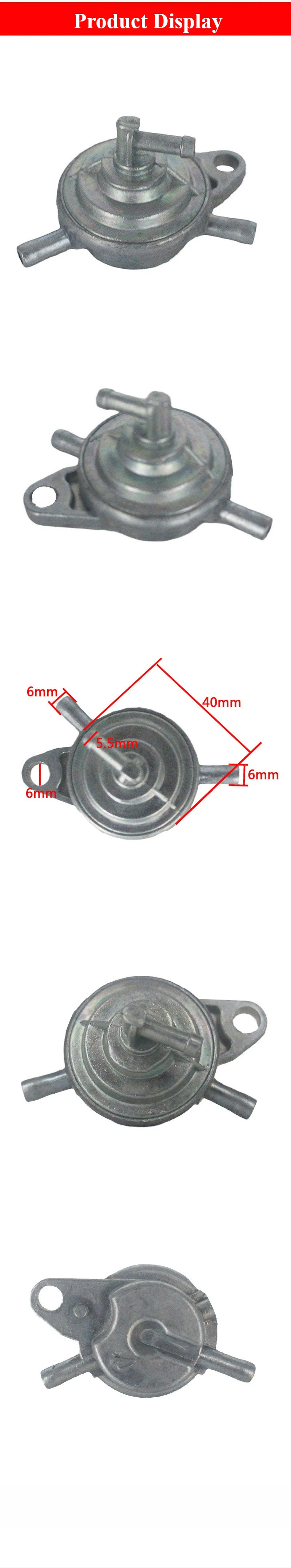 Three way fuel switch suitable for GY6 50cc 125cc 150cc ATV Quad Go Kart