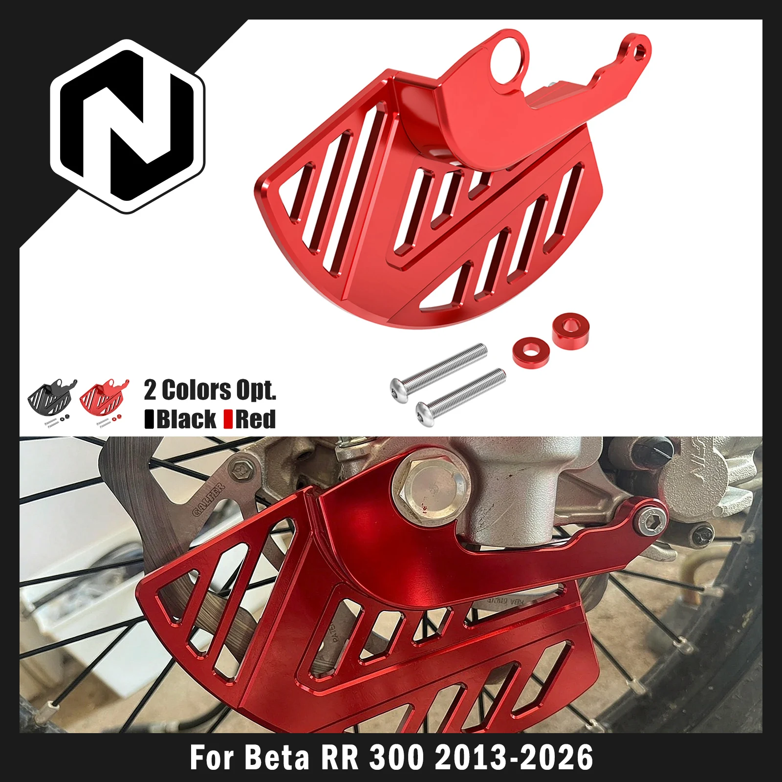NICECNC For Beta 2013-2026 RR 300 RR 250 Front Brake Disc Guard RR 125 RR 350 RR 390 RR 430 RR 480 RACING Race Edition X-PRO