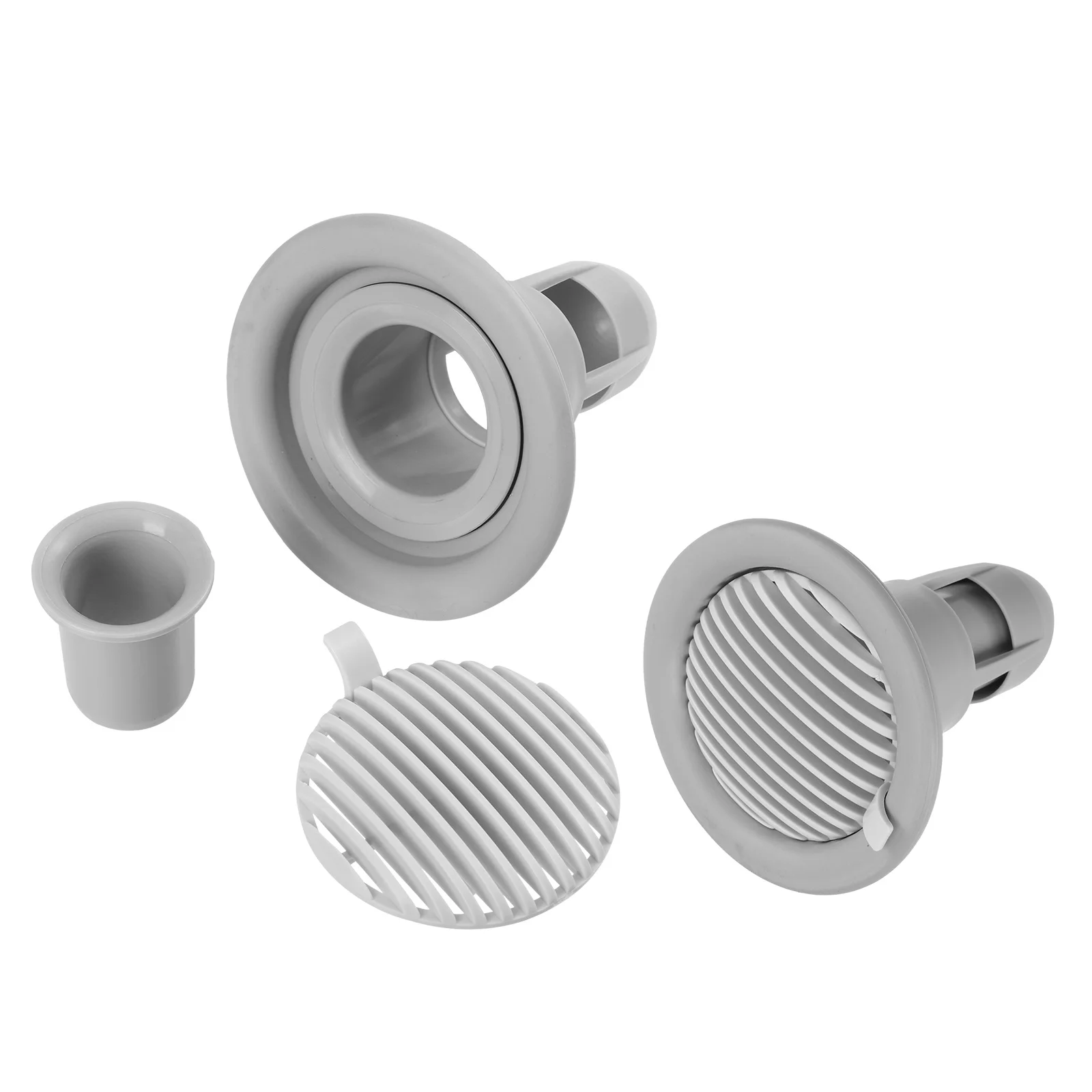 

2pcs Floor Drain Silicone Sleeve 360° Drainage Cuttable 36-75Mm Non-Slip Wear-Resistant Sink Anti-Clogging Filter Sewer Strainer