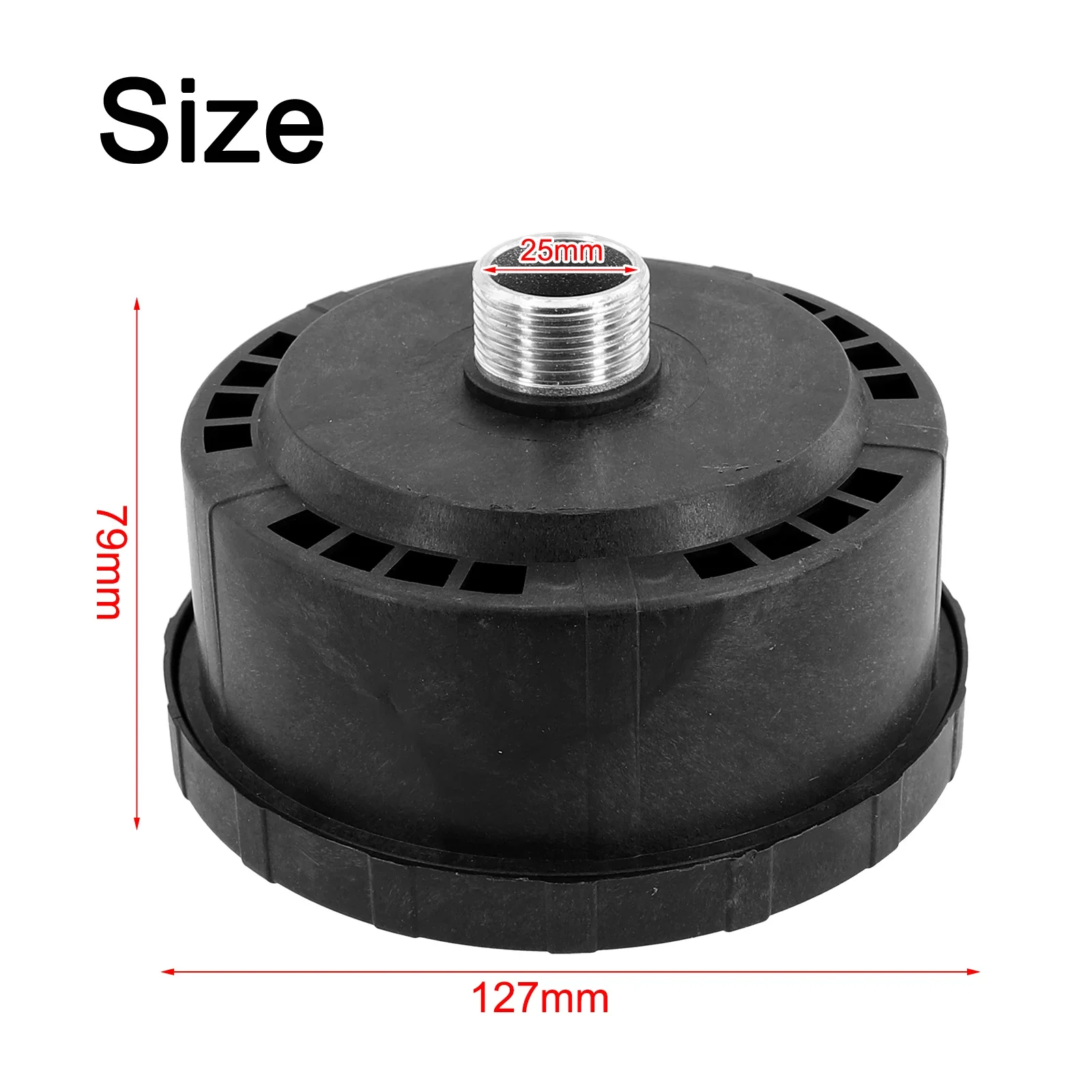 Air Compressor Muffler Equipment Spare 25mm 32mm Accessories Element Intake Part Plastic New Practical