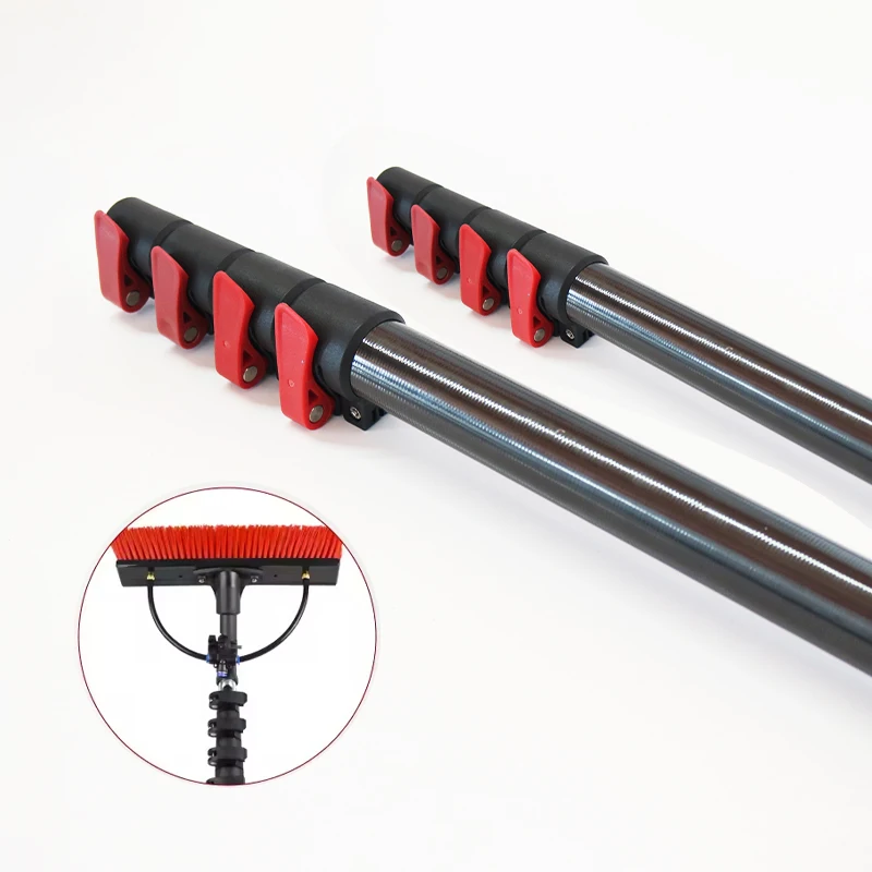 Advanced Anti-spin Carbon Fiber Water-fed Pole Window Cleaning Apparatus for Safety and Efficiency