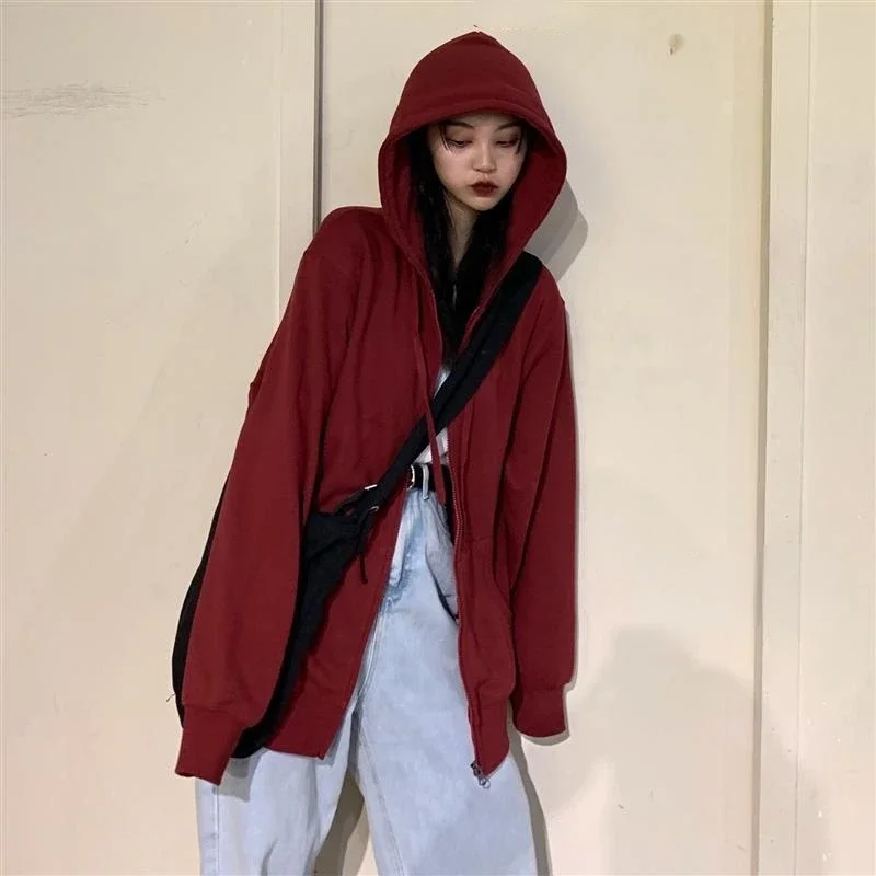 Zip up hoodie para homens feminino menina moletom harajuku cardigan camisa roupas essenciais roupas de moda coreana streetwear