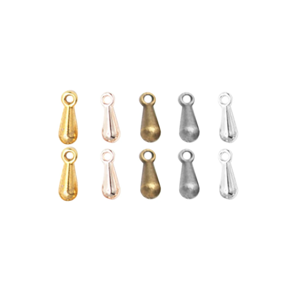 

1400pcs Water Drop Pendant Charm Mixed DIY Earring Findings Bracelet Jewelry Making Materials Durable Teardrop Shaped Pendants