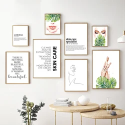 Beauty Salon Decor Hair Salon Signs Wall Art Canvas Painting Lash Artist  Eyelash Poster Prints Spa Decoration Hairdresser Gift