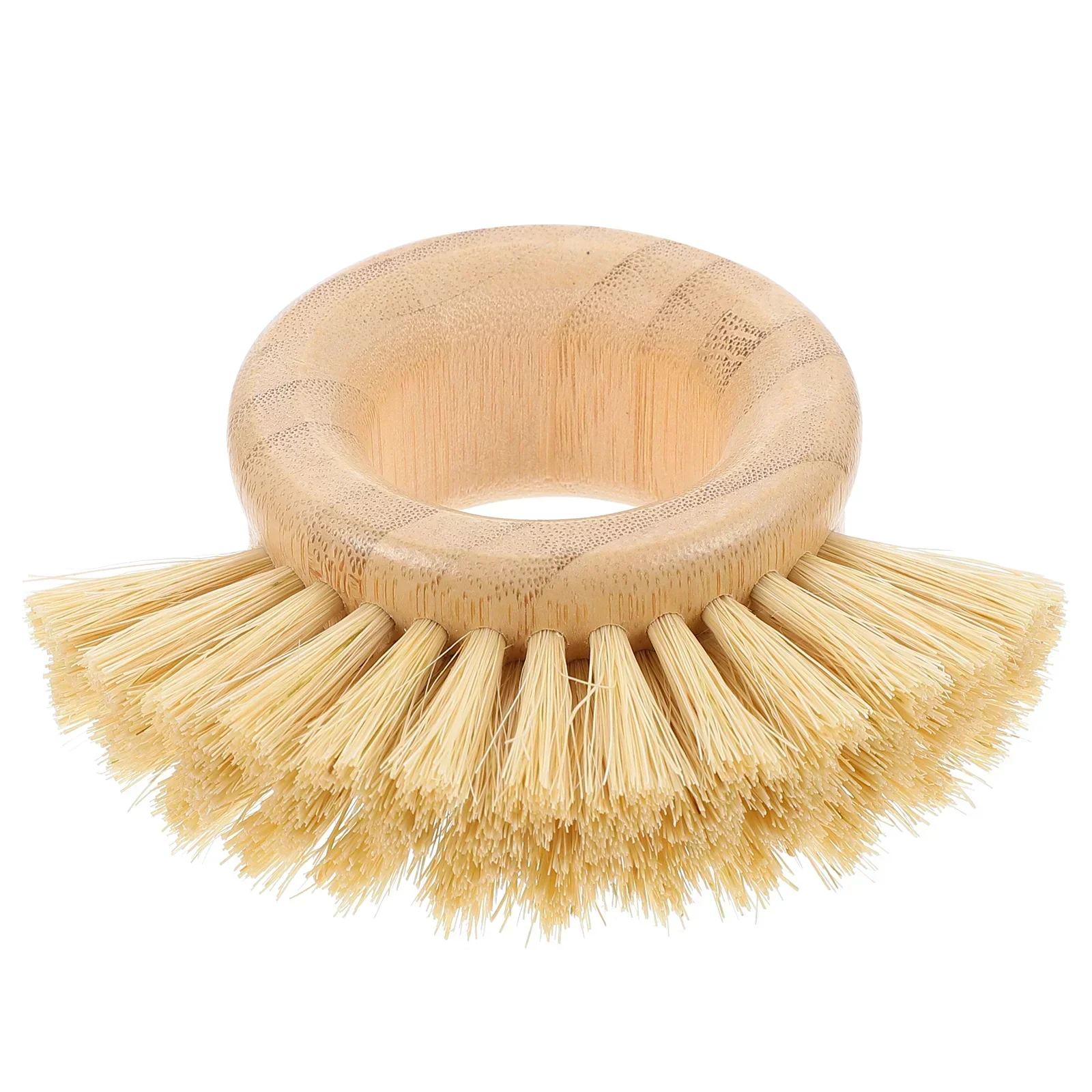 

Cleaning Brush Dish Vegetable Fruit Pot Round Vegetables Washing Bamboo Kitchen Scrubber Sink Cleaner Drain snake Shower brush