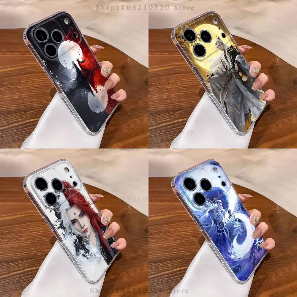 

Renegade Immortal Xian Ni Phone Case For iPhone 16,15,17,12,13,14,11 Max,Pro,Plus,X,XS,XR,SE4,E Mini Transparent Cover