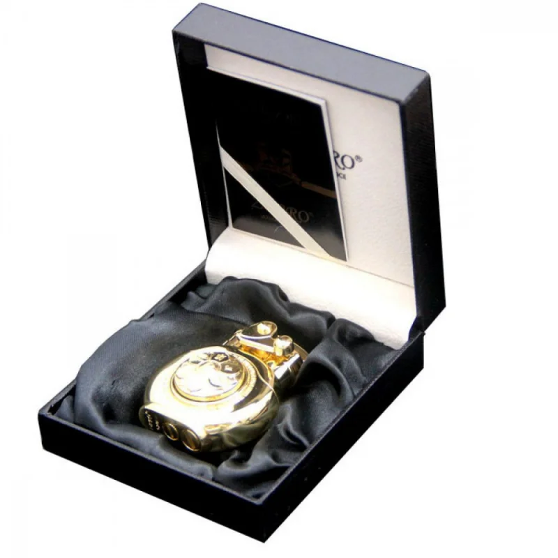 Vintage Rocker Switch Lighter, Lucky Wheel Rotating Decompression, Gift Box Pack For Smokers Holiday Gift (Without Fuel)