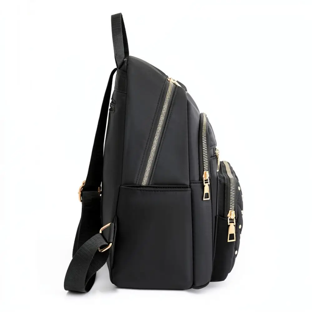 Professional Women Backpack Oxford Fabric Waterproof Travel Daypack Casual School Bag Lightweight Female Fashion Rucksack