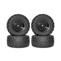 4Pcs Rubber Tire Tyre Wheel for HBX HAIBOXING 901 901A 903 903A 905 905A 1/12 RC Car Upgrade Parts Spare Accessories