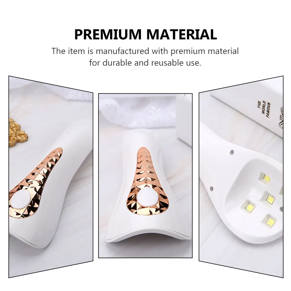 

1 шт. Портативная лампа для маникюра, сушилка для ногтей, простая светодиодная лампа с таймером для сушки гель-лака, для салона и домашнего использования