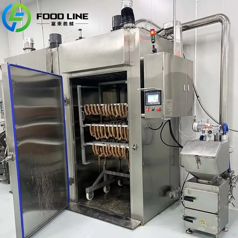 Custom Wood Meat Smoker Indoor Cold Outside Electric Charcoal Smokehouse Gas Oven Smoking Fish Smoked Sausage Oven