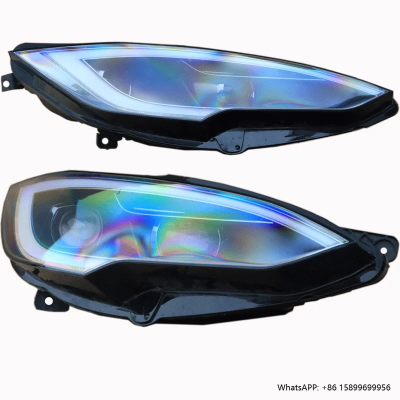

For Original New LED Car Headlights for Model S 2014-2019 Upgraded and Modified with 6500k Color Temperature