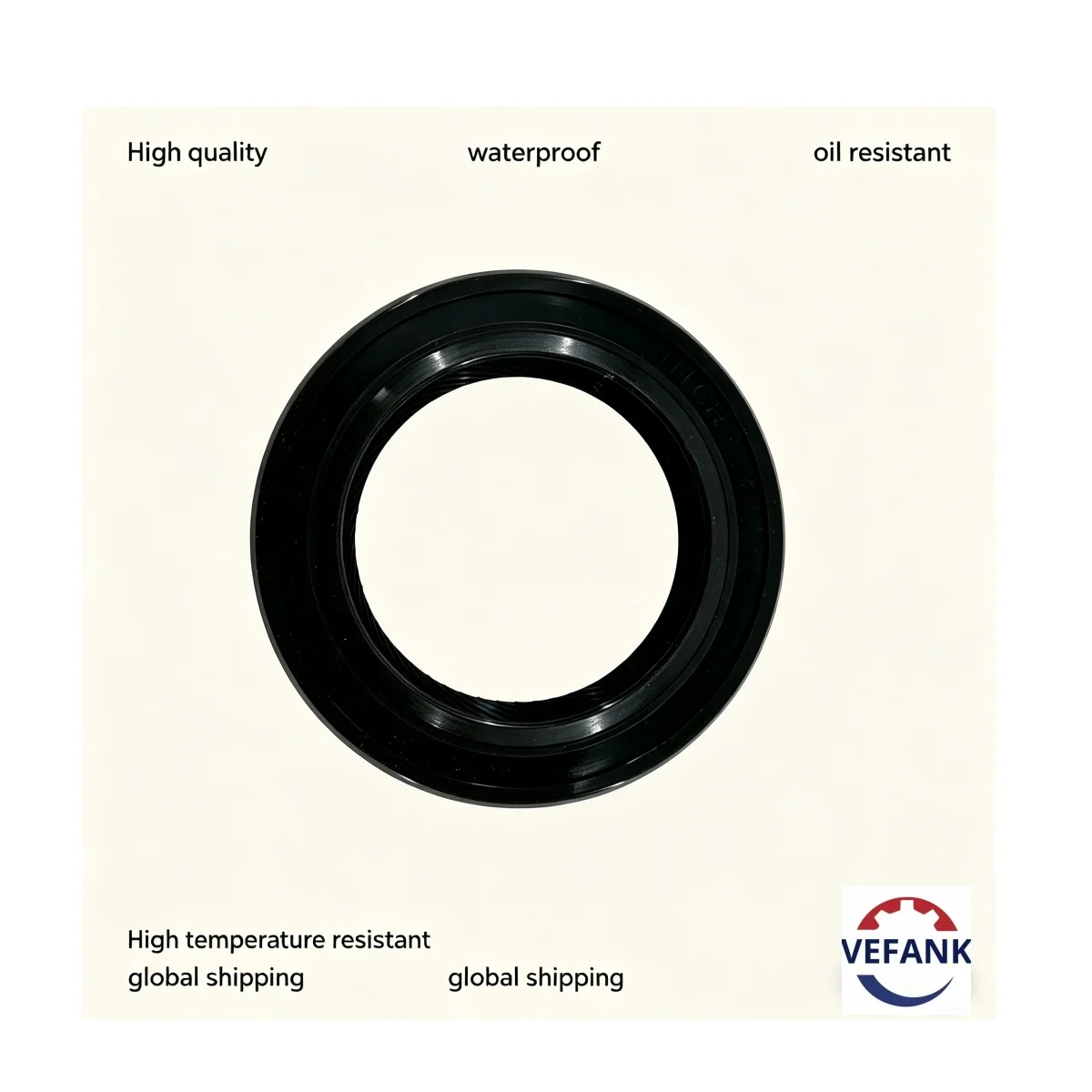 Oil Seal 33-49-8 mm, HTCR, NBR, OEM: OSS0095, Black, wear-resistant and corrosion-resistant, suitable  for automotive repair