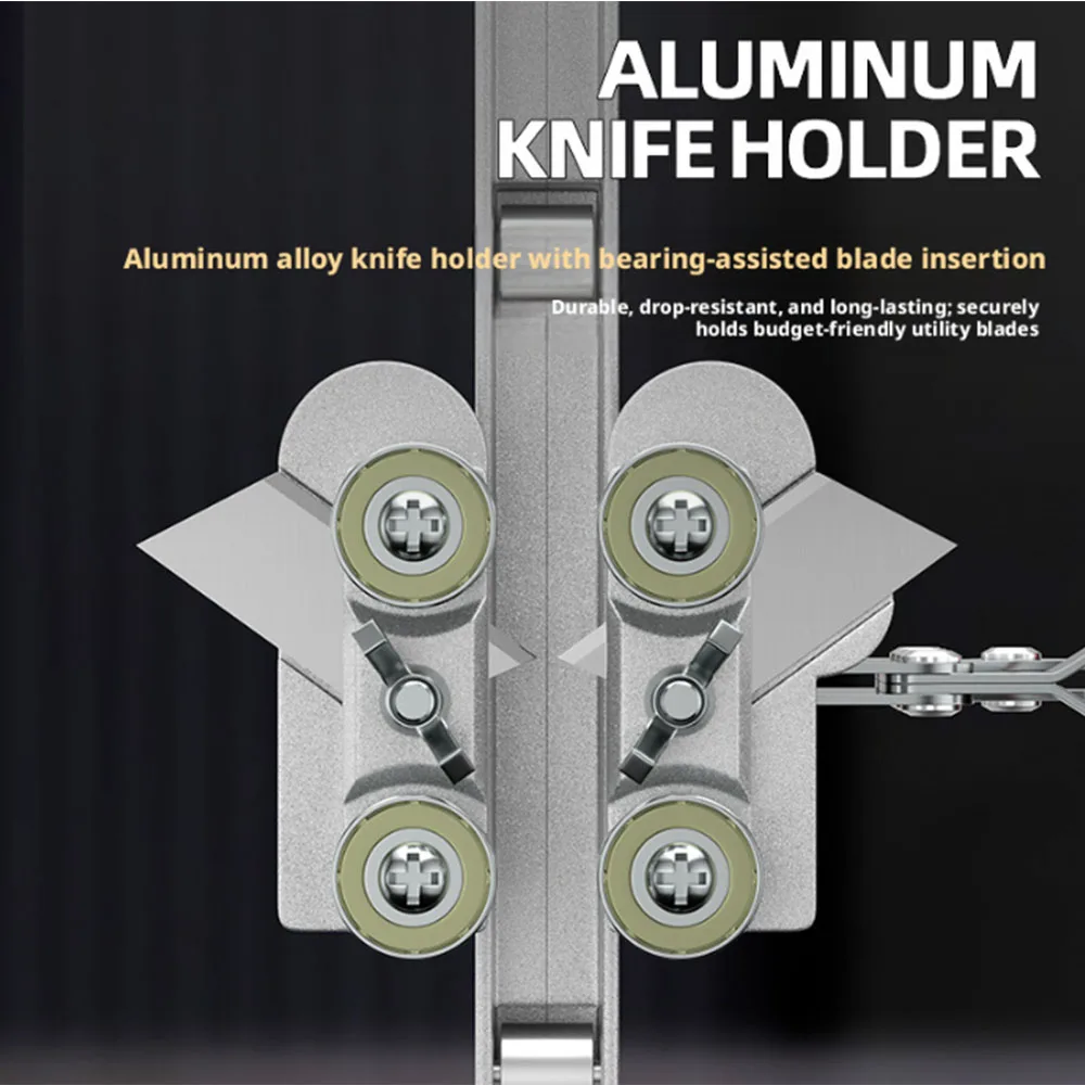 Aluminiumlegierung Trockenbau-Schneidewerkzeug, Faltbarer Trockenbau-Schneider, Handgeführter Gipskartonplatten-Schneider, Spezieller Schneid- und Abschrägungsgerät für Holz – Detail 6