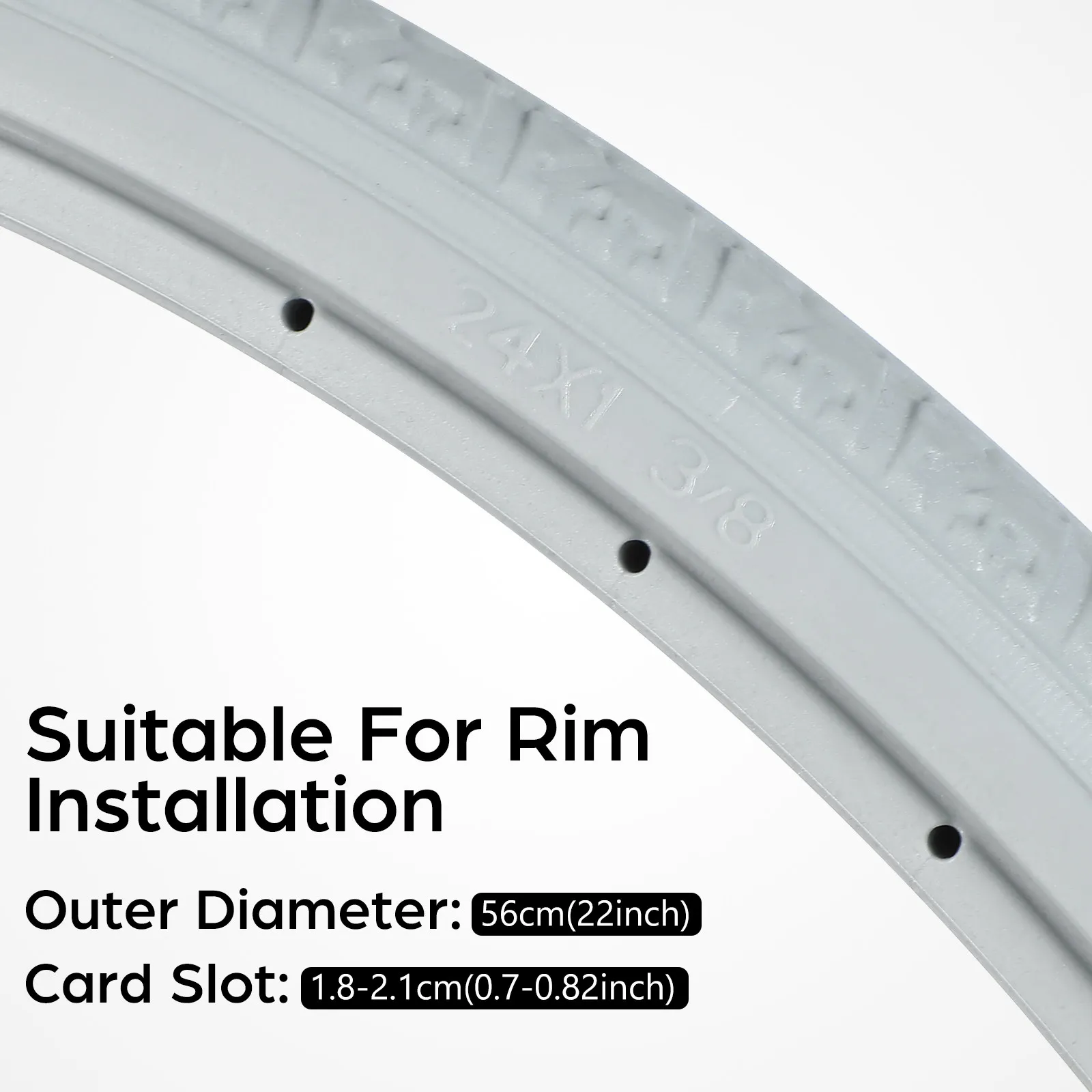1pcs Wheelchair Tires 24 Inch 24X1 3/8 Inflatable-Free Tire Solid Tire Manual Wheelchair Rear Wheel Explosion Proof Replacement