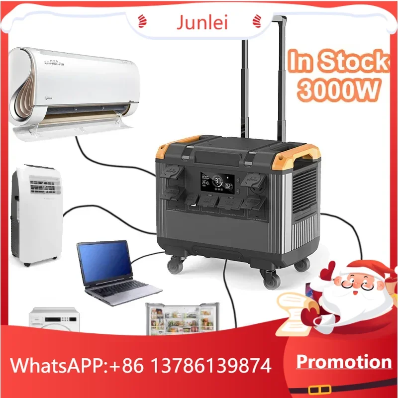 Camping Portable Power Station 1000W 500W 300W 3000W Off Grid Portable Solar Generator Home Emergency Backup Power house