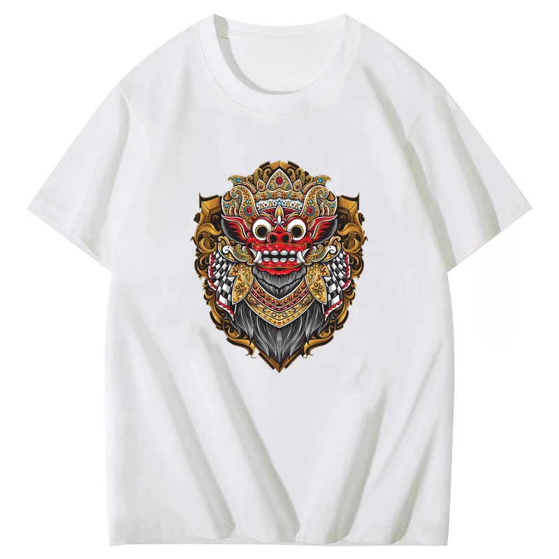 Cambodia Hanuman Dance Printed T-shirt Stylish and Comfortable Short Sleeved Tops Available in Cotton for Both Men and Women