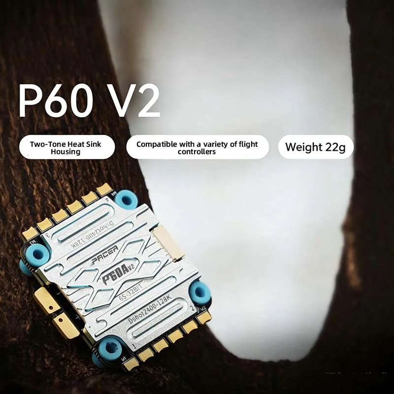 tmotor P60A v2 4-in-1 FPV Flower Fly Cross-Country Drone Accessories Set 6S Brushless ESC