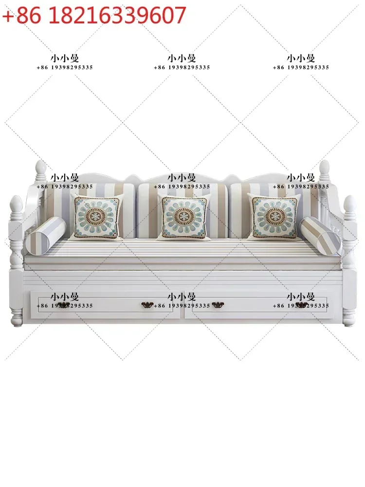 YAO American Solid Wood Dual-Use Foldable Multifunctional Living Room Small Apartment Double Drawer Broaching Machine