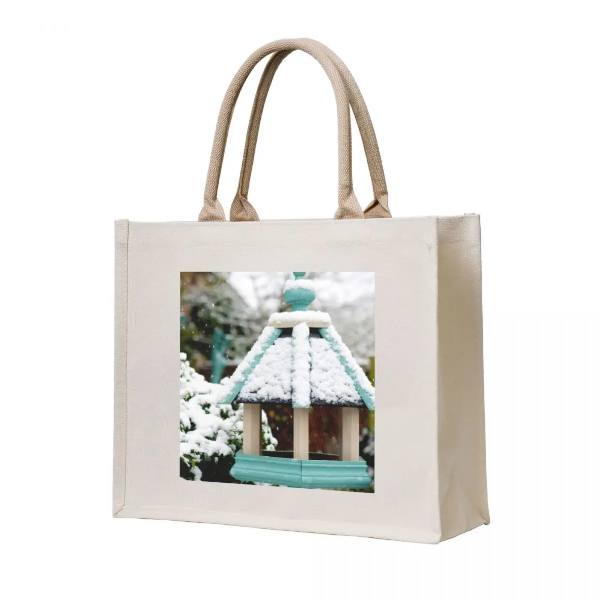 

Snow House Tote Bag custom bags custom fabric bag Shopper bag