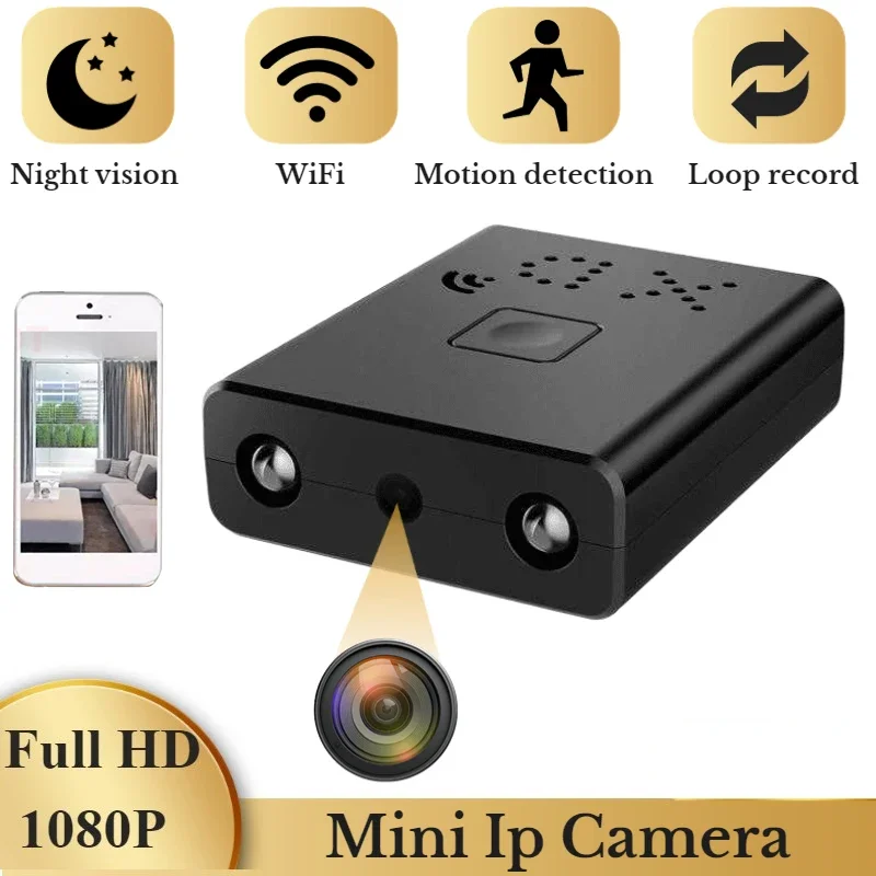 XD Small Surveillance Camera Wifi 1080P HD Smart Home Security Protetion Secret Body Cam IR Night Vision Subminiature Camcorders