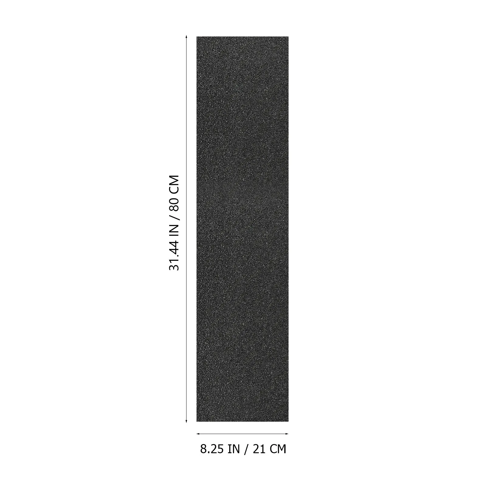Skateboard Grip Tape Sheet Sandpaper Size 80x20cm Super Sticky Anti-Slip for Scooter Longboard Stairs Pedal Wheelchair