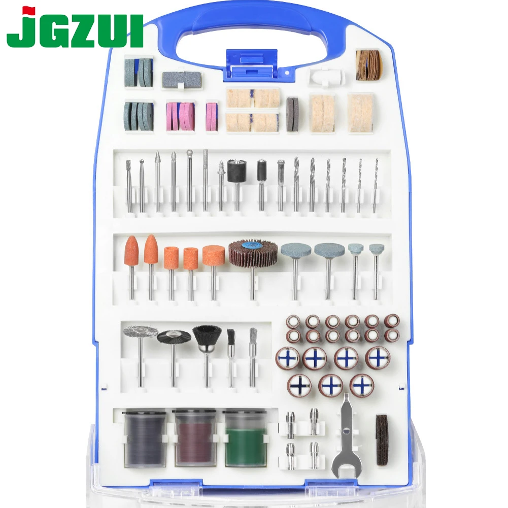 188 Pcs Rotary Tool Accessory Kit Multipurpose Grinding Set For Electric Grinder Cutting Polishing Sanding Deburring Metal Wood