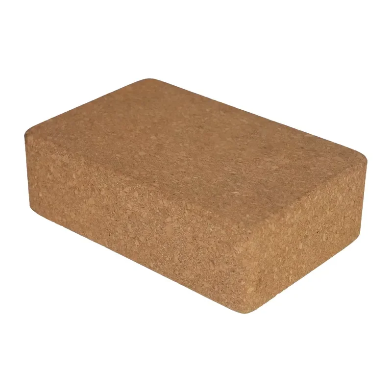 for Eco Recycled Organic Cork Yoga Brick 23x15x7.6cm Wooden Fitness Block Low MOQ