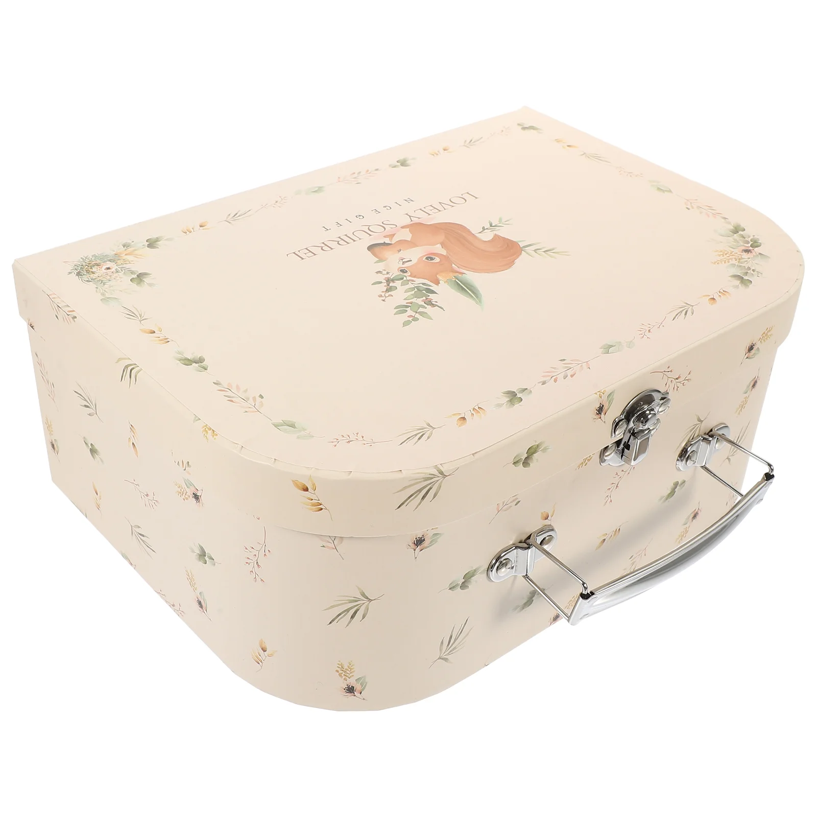 

Suitcase Cardboard Suitcases Portable Storage Box Wedding Paper Puzzle for Gift Boxes