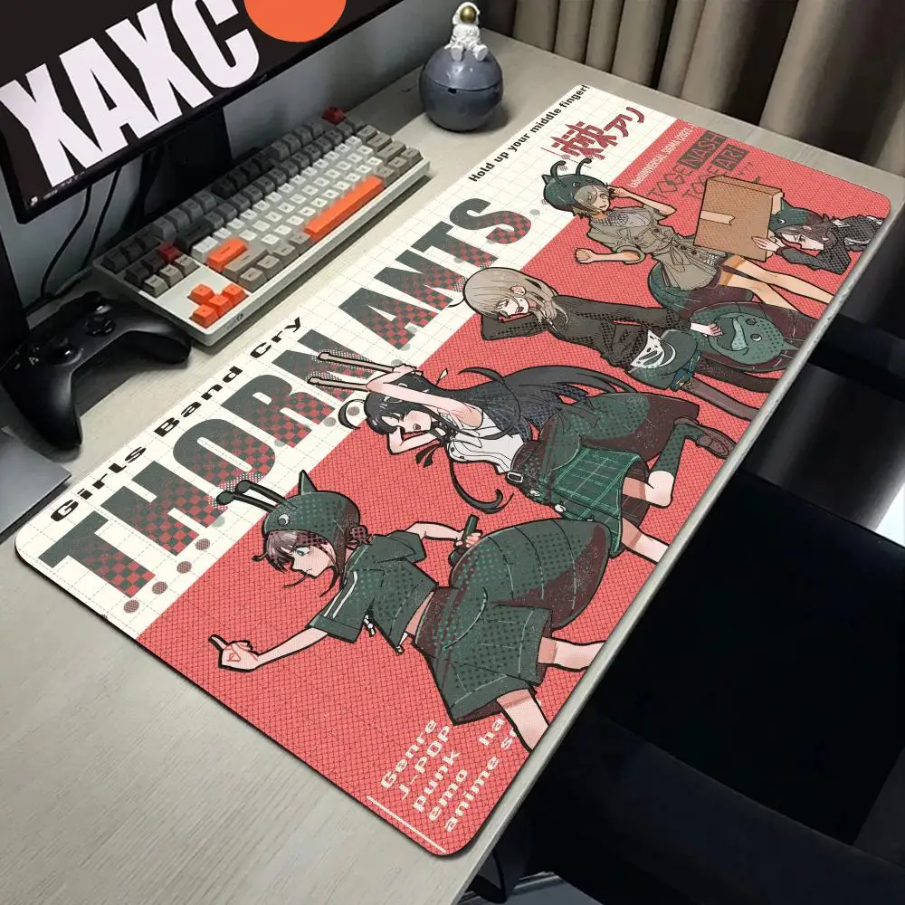 

Japanese Anime Girls Band Cry Nina Momoka Subaru Tomo RUPA Mouse Pad Gaming Mousepad XXL Computer Keyboard Desk Mat