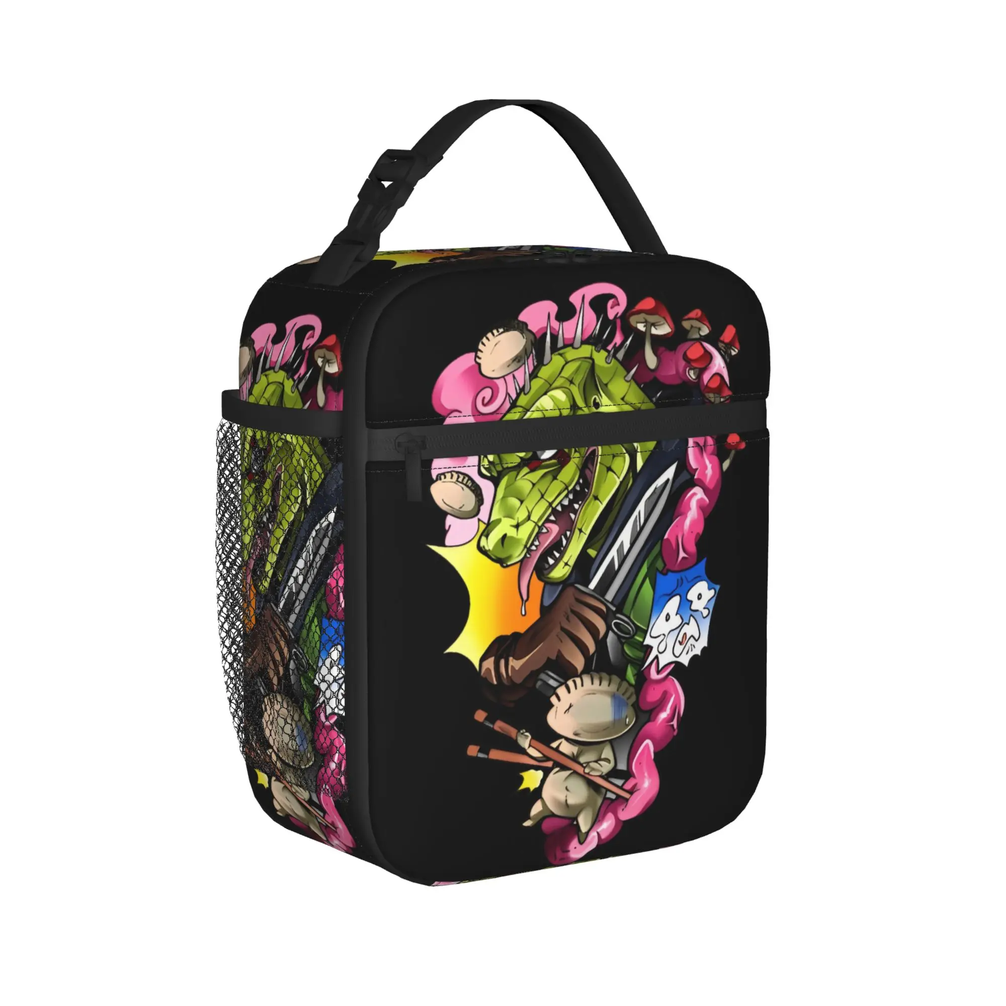 Dorohedoro Insulated Lunch Bags Portable Dark Science Fantasy Manga  Reusable Thermal Bag Tote Lunch Box Office  Picnic Food Bag